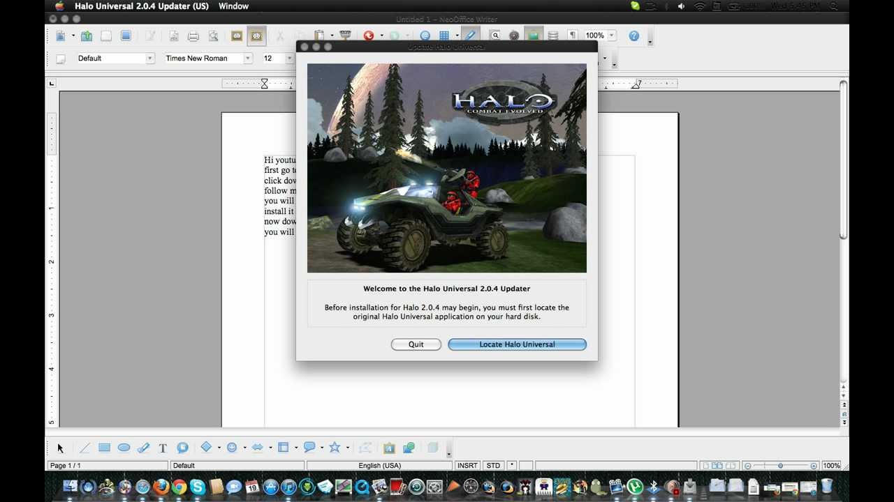 Halo Universal Application Download For Mac